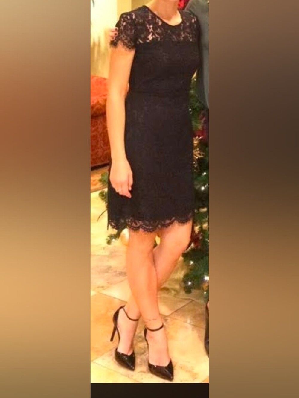 Banana Republic Black Lace Sheath Dress - Like NEW!